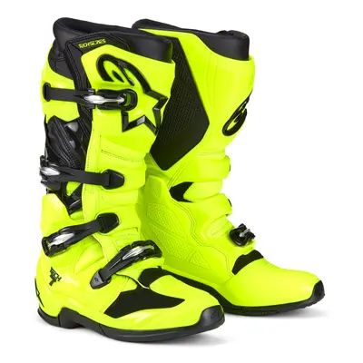 boty TECH 7, ALPINESTARS (žlutá fluo/černá) 2025 Velikost/Provedení: