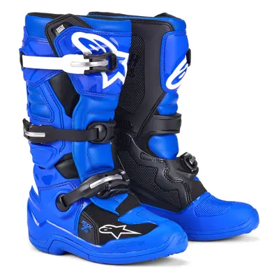 ALPINESTARS boty TECH 7 S, ALPINESTARS, dětské (modrá/bílá/černá) 2025 Velikost/Provedení: