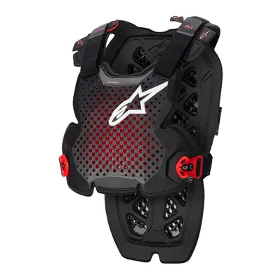 chránič těla A-1 PRO, ALPINESTARS (černá antracit/červená) 2025 Velikost/Provedení: