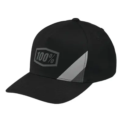 kšiltovka 100% - CORNESTONE X-Fit Snapback černá/šedá (vel. UNI)