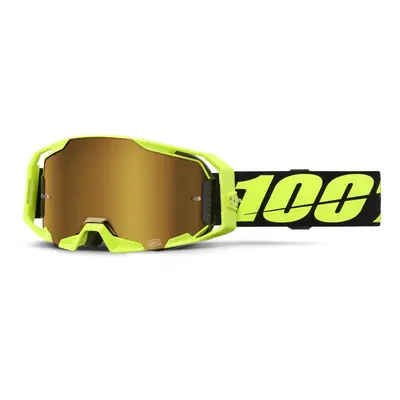 ARMATIC 100% brýle Neon Yellow, zlaté true plexi