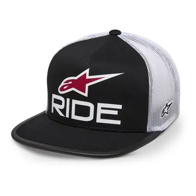 kšiltovka RIDE 4.0 TRUCKER, ALPINESTARS (černá/bílá/červená)