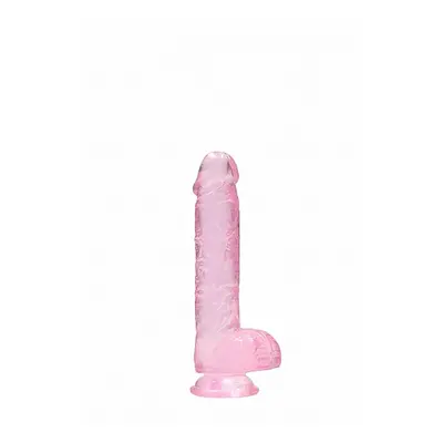 RealRock Crystal Clear 15cm Pink