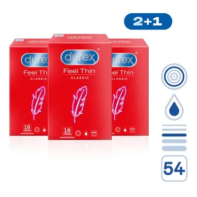 DUREX Feel Thin Classic Pack 54 ks