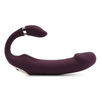 Tracy's Dog C Shape Double-Ended Dildo Vibrator Purple