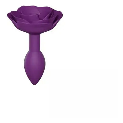 Love To Love Open Rose Butt Plug Size S Purple