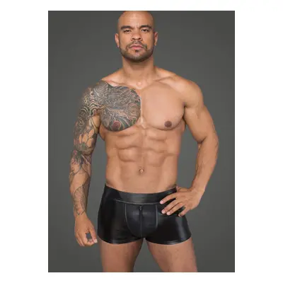 Noir Handmade H058 Men's Shorts Made of Powerwetlook and 3D Net