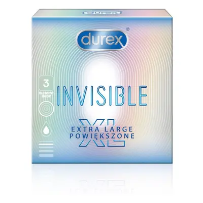 Durex Invisible XL 3 ks