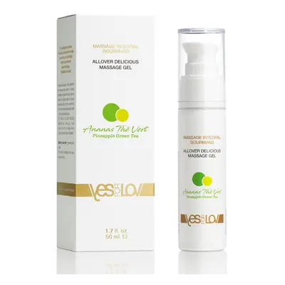 YESforLOV Allover Delicious Massage Gel Pineapple Green Tea 50ml