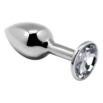 Alive Mini Metal Butt Plug Anal Pleasure White L