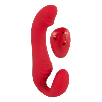 You2Toys Remote Controlled Strapless Strap-On 3 Motors Red