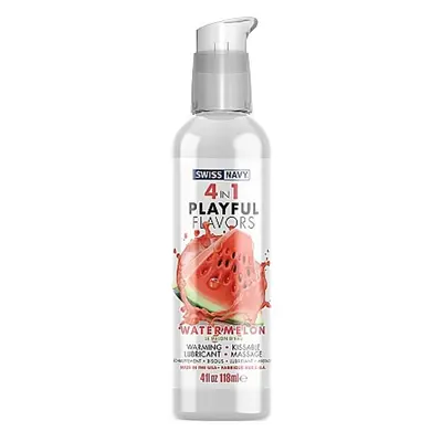 Swiss Navy Playful 4 in1 lubrikační gel Watermelon Flavor 118 ml