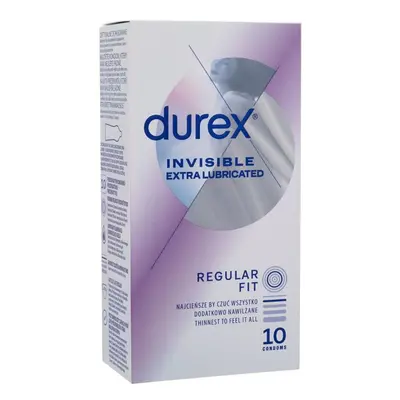 Durex Invisible Extra Lubricated 10 ks