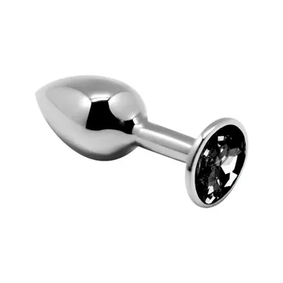 Alive Mini Metal Butt Plug Anal Pleasure Black L