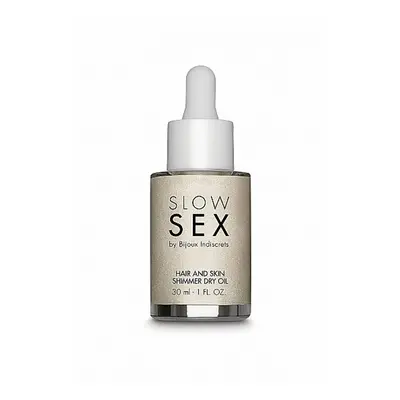 Bijoux Indiscrets Slow Sex Hair And Skin Shimmer Dry Oil 30ml