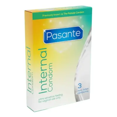 Pasante Internal Condom 3 pack