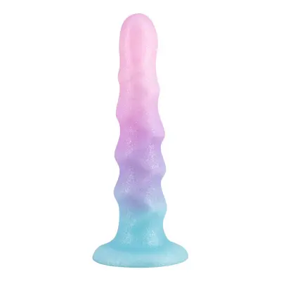 Lola Flow Unicorn silikonové dildo s vroubky