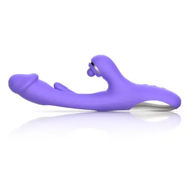 Good Vibes Only Tess Rabbit Vibrator with G-Spot Stimulator Purple