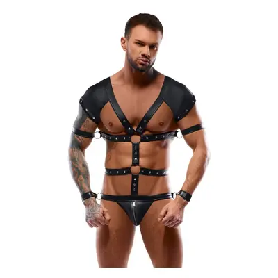 Svenjoyment Body Harness with Restrains 2150484 Black