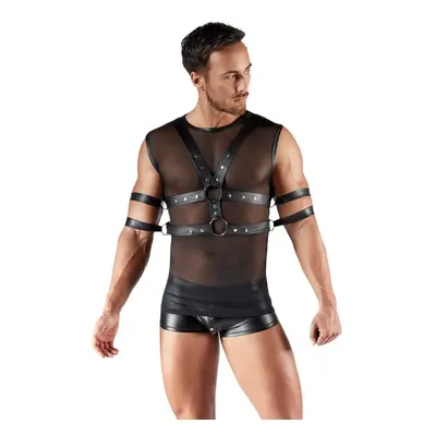 Svenjoyment Sleeveless Shirt & Chest Harness Set 2161885 Black