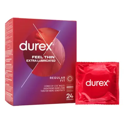 Durex Feel Thin Extra Lubricated 24 ks