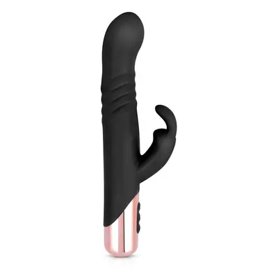 Rosy Gold Rabbit with Thrusting Function Black