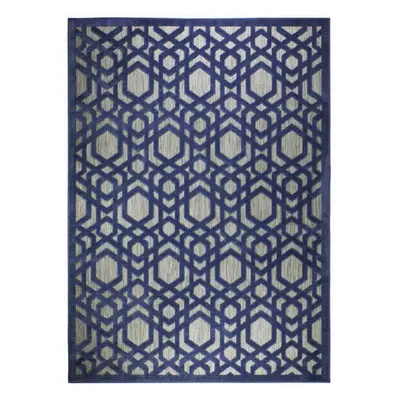 Flair Rugs Kusový koberec Piatto Oro Blue 80x150 cm