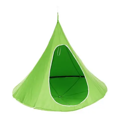 Tempo Kondela Závěsné houpací křeslo KLORIN NEW CACOON HAMMOCK, zelená KIDS