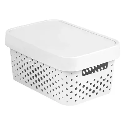 Curver Box INFINITY DOTS 4,5L - bílý