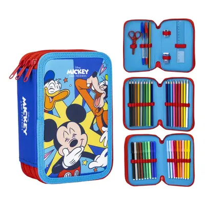 bHome Školní penál třípatrový s náplní Myšák Mickey PEBH1298