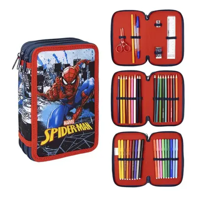 bHome Školní penál třípatrový s náplní Spiderman PEBH1293