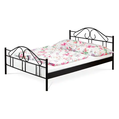 Autronic Postel dvoulůžková BED-1909 BK, 140x200 cm, černá