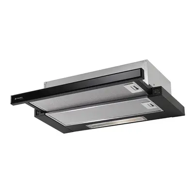 Casarredo Odsávač par SLIDING BLACK GLASS inox/black