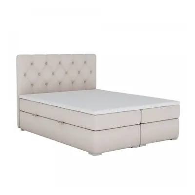 Tempo Kondela Postel ESHLY boxspring, 160x200, béžová