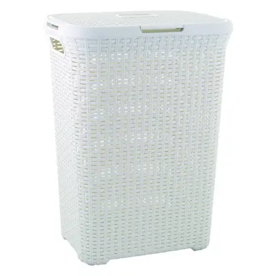 Curver Koš na prádlo STYLE RATTAN 60L - krémový