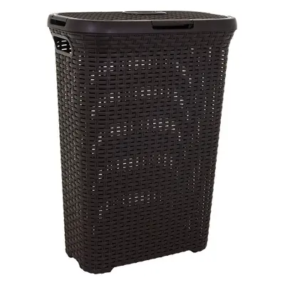 Curver Koš na prádlo STYLE RATTAN 40L - hnědý