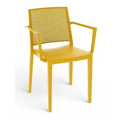 Rojaplast Křeslo GRID ARMCHAIR - hořčicově žlutá