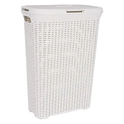 Curver Koš na prádlo STYLE RATTAN 40L - krémový