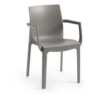 Rojaplast Křeslo EMMA ARMCHAIR- šedá