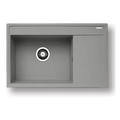 Casarredo Pyragranitový dřez CAMEA 1B 1D LH (79x50) grey