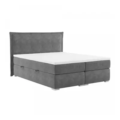 Tempo Kondela Postel boxspring MEGAN 160x200 - šedá