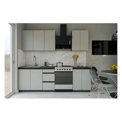 Casarredo Kuchyňská linka 180 MESINA chinchila grey