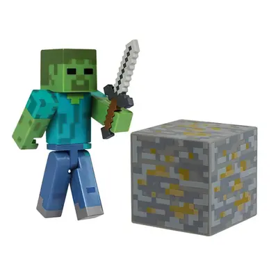 bHome Figurka Minecraft Zombie Steve s příslušenstvím FIBH1692