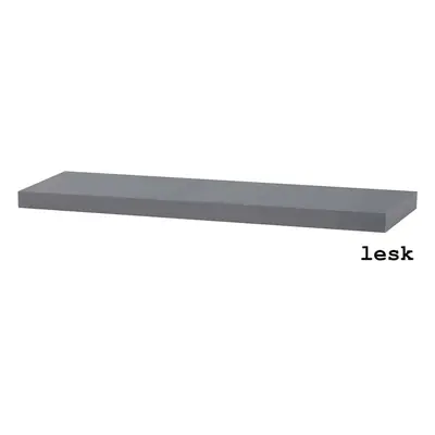 Autronic Nástěnná polička 120cm P-002 GREY - šedá