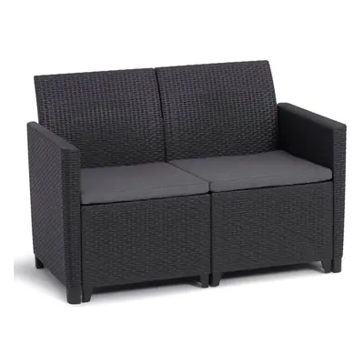 Keter CLAIRE 2 SEATERS SOFA - grafit