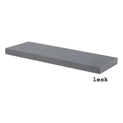 Autronic Nástěnná polička 60 cm P-001 GREY šedá