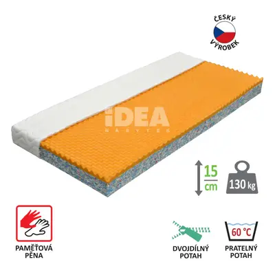 Idea Matrace s potahem IDEA VISCO 90x200x15 M24