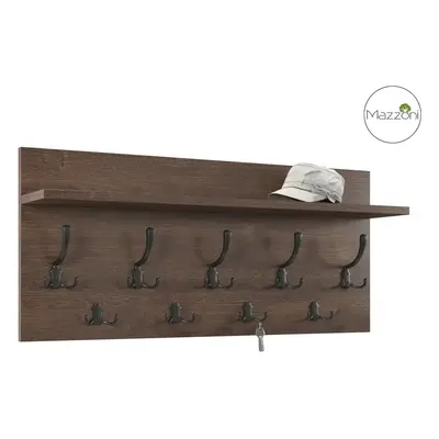 Casarredo Věšák s policí 90 cm dub/černá