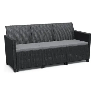 Keter CLAIRE 3 SEATERS SOFA - grafit