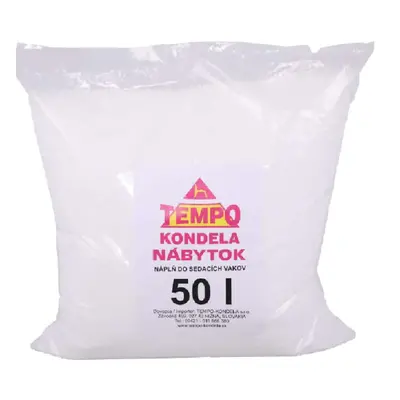 Tempo Kondela Náplň do sedacích vaků, EPS polystyrénové kuličky, balení 50 l